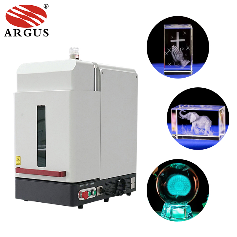 ARGUS 2D/3D Green Laser Engraving Machine Crystal Laser for Subsurface Engraving Inner Printing on Photo Crystal Glass Acrylic