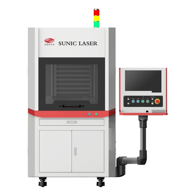 Sunic Easy To Operate Full Enclosed Co2 Laser Marking Machine for Paper Leather Wood Fabric Safety Marking
