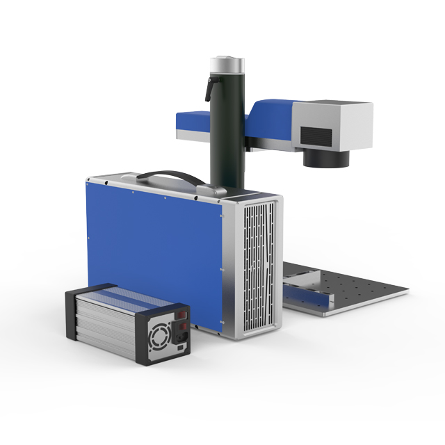 Portable Small Blue And White Fiber Laser Marking Machine