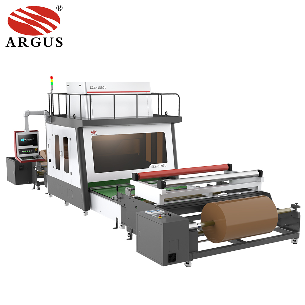 ARGUS 250W High Precision CO2 Laser Marking Machine for Fabric/wallpaper Laser Burning Machine with Coil