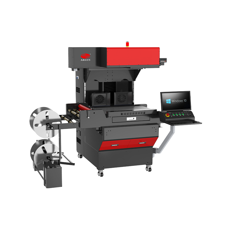 ARGUS automatic Heat Transfer Vinyl Cutting Laser Marking Machine SCM2000 feeding loading 