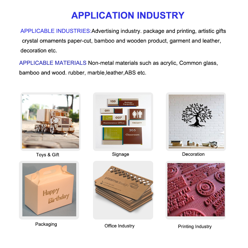 ARGUS Factory hotsale Laser Cutting Engraving Machine 30W 60W Laser Cutter 500*700mm Wood Paper Glass Rubber Stamp Engraving Machine For Sale 