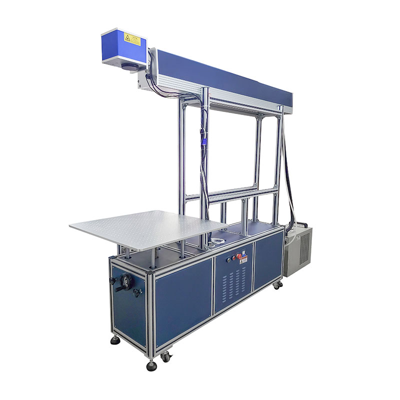 SUNIC hot sell popular high speed co2 glass tube co2 laser marking machine for jeans with galvo